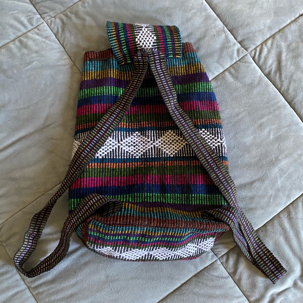 Serape Drawstring Backpack - image 3